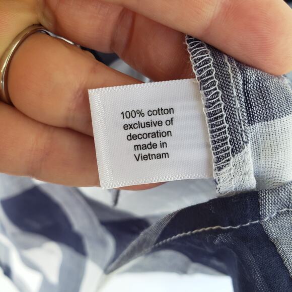 Lane Bryant Shirt Womens Plus Size 22/24 Plaid Blue Gray Button Up Collared New - Picture 8 of 9